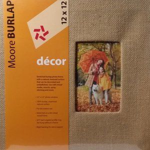 Set of 3 DIY Crafts Decorate Burlap Picture Frame